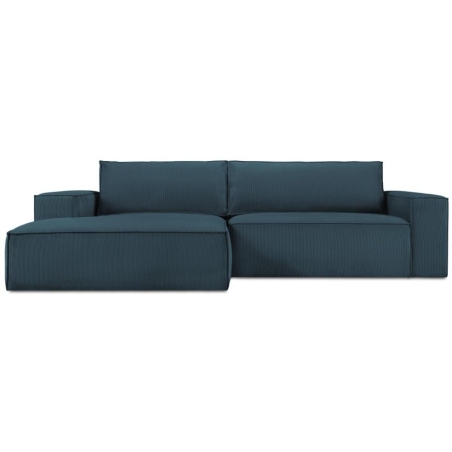 Carlo 3-seater corner sofa in Milo Casa corduroy fabric