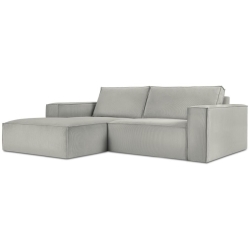 Corner side: Left Kolor tapicerki: shades of grey Sztruks: Light Gray Fjo08 