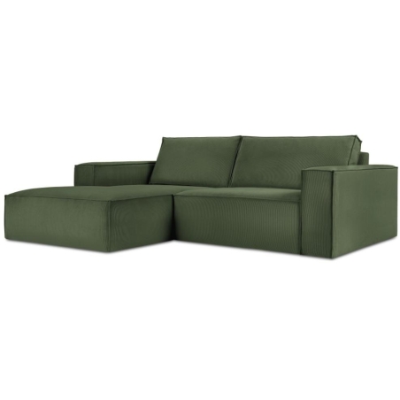 Carlo 3-seater corner sofa in Milo Casa corduroy fabric