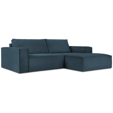 Carlo 3-seater corner sofa in Milo Casa corduroy fabric