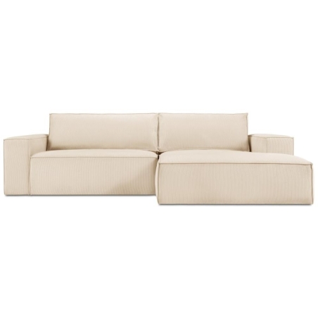 Carlo 3-seater corner sofa in Milo Casa corduroy fabric
