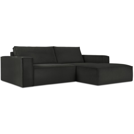 Carlo 3-seater corner sofa in Milo Casa corduroy fabric