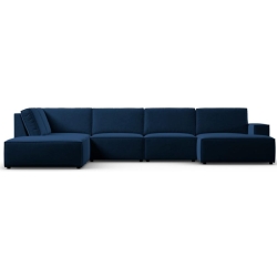 Corner side: Left Kolor tapicerki: blues and grenades Aksamite: Royal Blue Blu86 