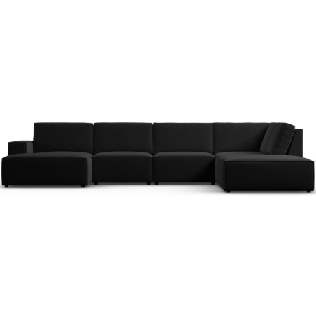 Sofa panoramiczna 7 os. Carlo w aksamitnej tkaninie Milo Casa
