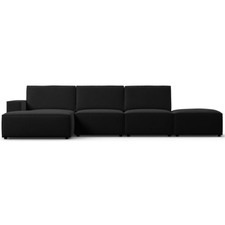 Sofa narożna 5 os. Carlo w aksamitnej tkaninie Milo Casa