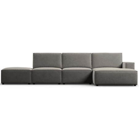 Sofa narożna 5 os. Carlo w aksamitnej tkaninie Milo Casa