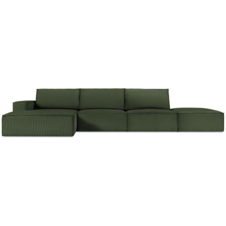 Corner sofa 5 seater. Carlo in Milo Casa corduroy fabric