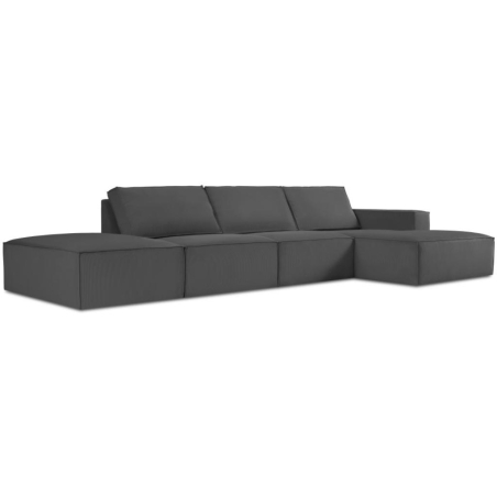 Corner sofa 5 seater. Carlo in Milo Casa corduroy fabric