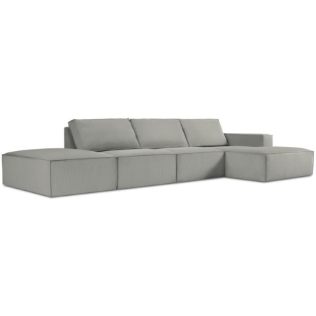 Corner sofa 5 seater. Carlo in Milo Casa corduroy fabric