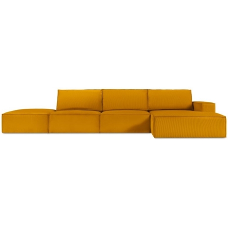 Sofa narożna 5 os. Carlo w sztruksowej tkaninie Milo Casa