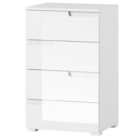 Chest of drawers Selene white gloss Type 02 Szynaka Meble