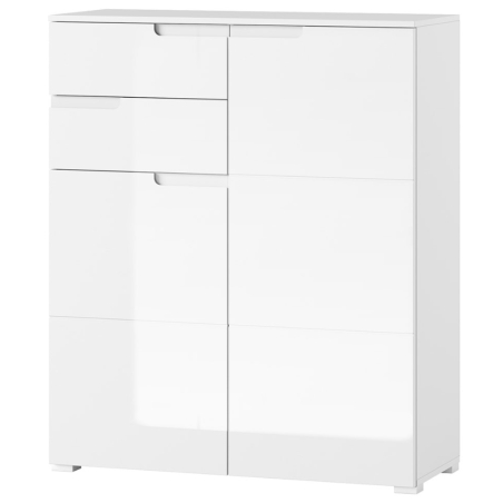 Chest of drawers Selene white gloss Type 07 Szynaka Meble