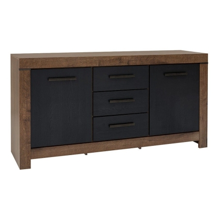 Balin chest of drawers Black Red White_outlet