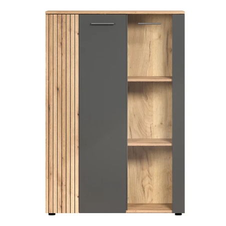 Esteban 90cm cabinet REG1W2D graphite/oak evok BRW