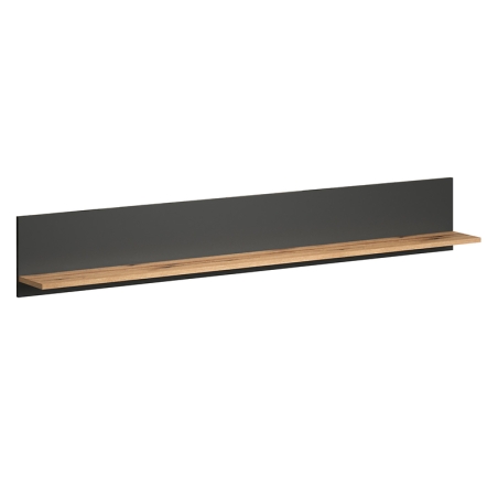 Shelf Esteban 150cm POL/150 graphite/oak evok BRW