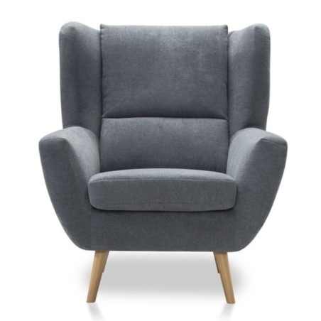 kolor - odcienie szarego, Gala Tkaniny Gr.A1 - Castel 97, Gala kolorystyka nozek bez chrom - Orzech