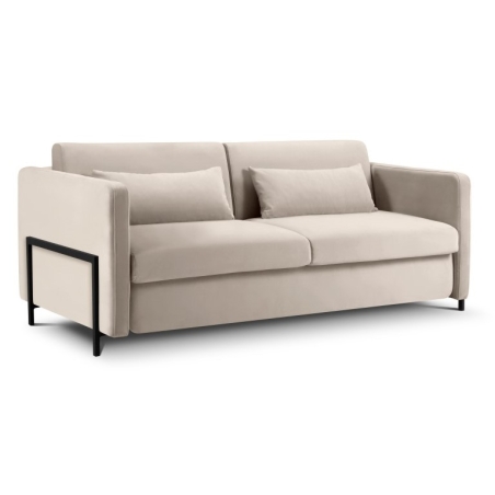 2-seater sofa with sleeping function 2SF Yanis Velour Christian Lacroix