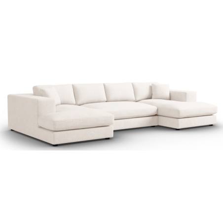 Tendance panoramic corner sofa structural fabric Christian Lacroix