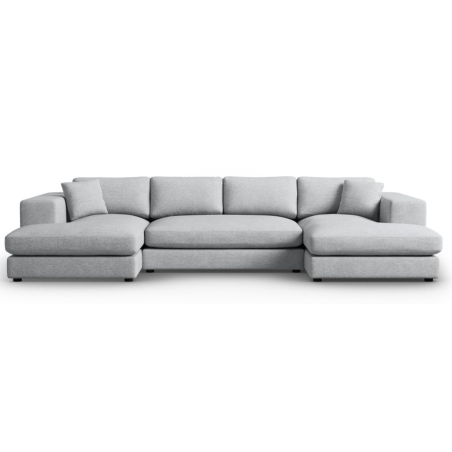 Tendance panoramic corner sofa structural fabric Christian Lacroix