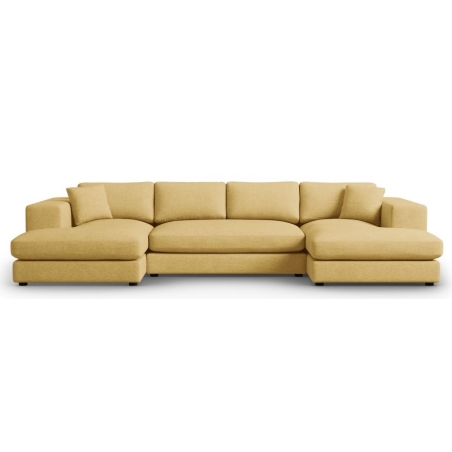 Tendance panoramic corner sofa structural fabric Christian Lacroix