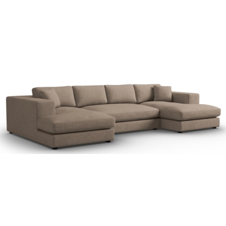 Tendance panoramic corner sofa structural fabric Christian Lacroix