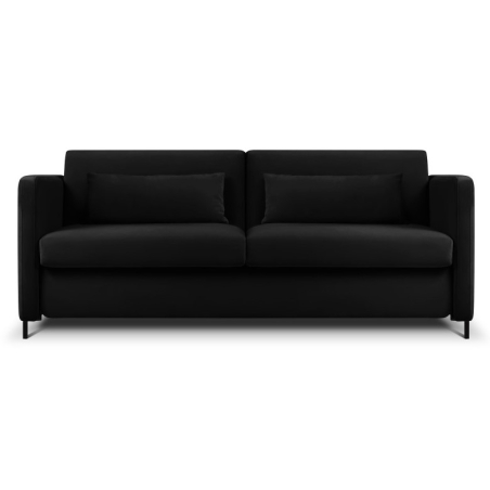 Sofa 3-os. z funkcją spania Welur czarny Yanis Christian Lacroix
