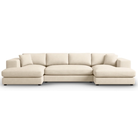 Tendance corduroy Christian Lacroix panoramic corner sofa