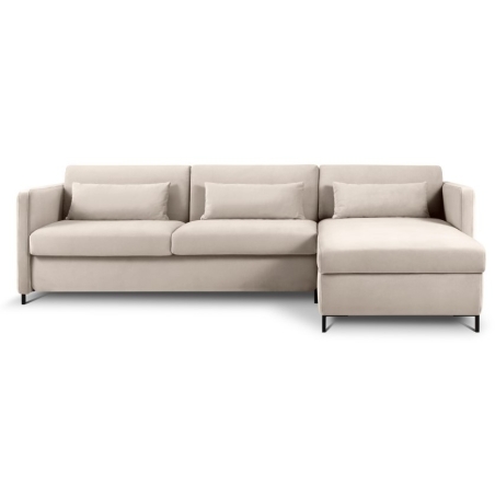 Corner side - Rights, colour - shades of beige, Christian Lacroix Yanis Welur - Beige (Sal1)