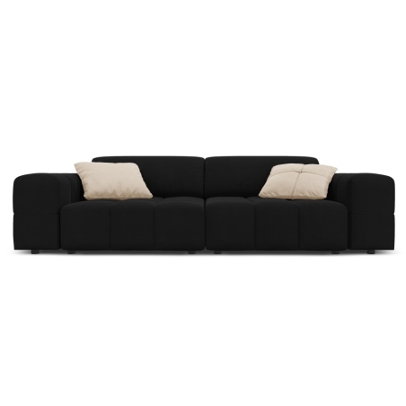 Luc three-seater sofa in velour by Christian Lacroix