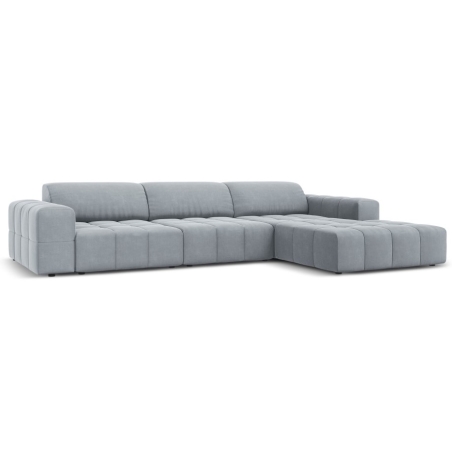 Luc 4-seater sofa bed in velour by Christian Lacroix