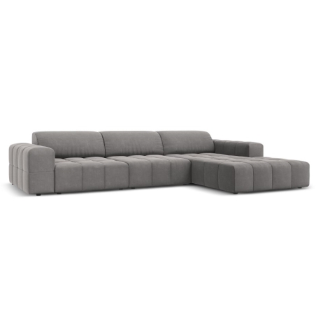 Luc 4-seater sofa bed in velour by Christian Lacroix