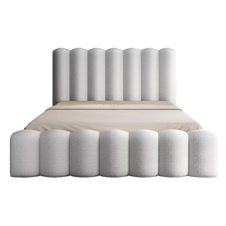 Upholstered bed with box Amore 140x200 Quarto