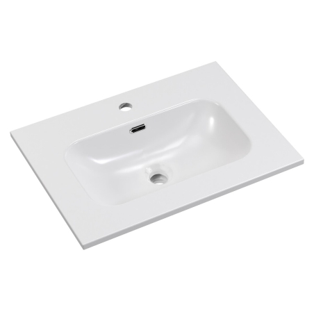 Single bowl furniture washbasin FLY WHITE GLOSS UM 60-46 DP ( E-8073-60 ) COMAD
