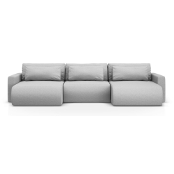 Kolor tapicerki: shades of grey Structural fabric Belfast Cosmopolitan-design: Light Gray (HerCem) 