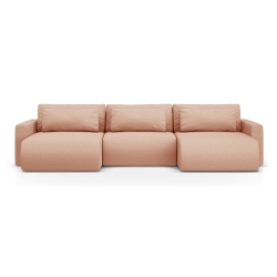 Kolor tapicerki: Shades of orange Structural fabric Belfast Cosmopolitan-design: Peach (HerOra) 