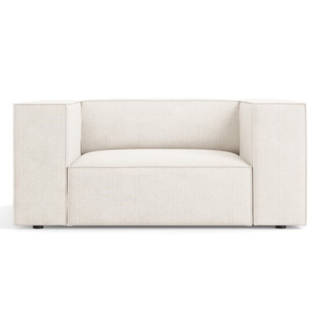 Arendal chenille armchair with corduroy effect Cosmopolitan Design