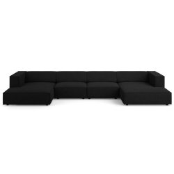 Kolor tapicerki: shades of black Arendal chenille with corduroy effect Cosmopolitan-design: Noir (Bra6) 
