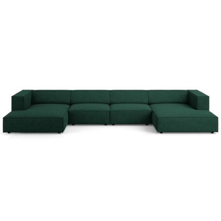 6-seater Arendal chaise lounge sofa with corduroy effect Cosmopolitan Design