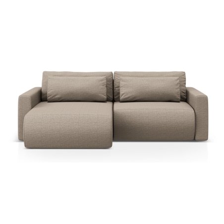 3-seater corner sofa with sleeping function Belfast Structural fabric Cosmopolitan-design