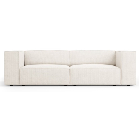 Arendal 3S 3-seater sofa chenille with corduroy effect Cosmopolitan Design