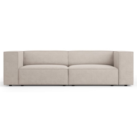 Sofa 3-osobowa Arendal szenil z efektem sztruksu Cosmopolitan Design beżowy