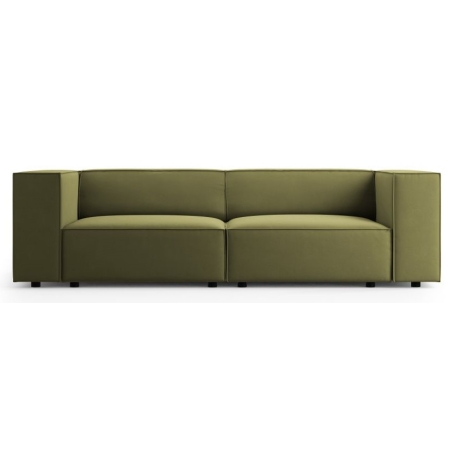 Sofa 3-osobowa Arendal welur Cosmopolitan Design zielony