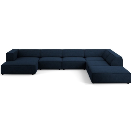 7-seater Arendal chaise lounge sofa with corduroy effect Cosmopolitan Design