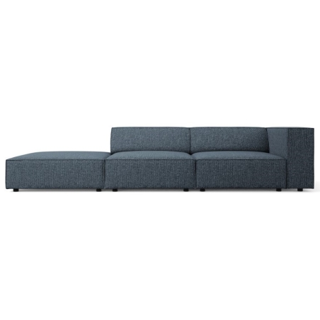 Sofa 4-osobowa szenil Arendal Cosmopolitan Design lewostronna niebieski