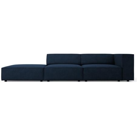 4-seater chenille sofa with corduroy effect Arendal 3 SO L/P Cosmopolitan Design