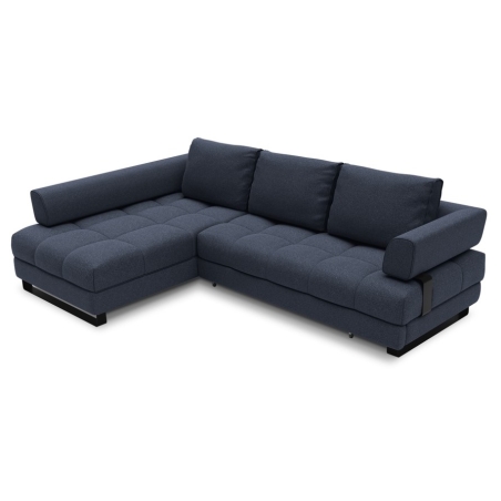 Clinton sofa bed with sleeping function Structural fabric Cosmopolitan-design