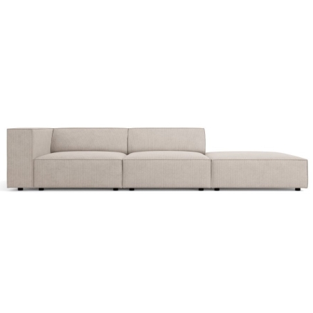 4-seater chenille sofa with corduroy effect Arendal 3 SO L/P Cosmopolitan Design