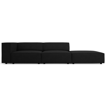 4-seater chenille sofa with corduroy effect Arendal 3 SO L/P Cosmopolitan Design