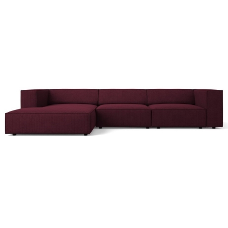 Arendal 4-seater corner sofa chenille with corduroy effect Cosmopolitan Design