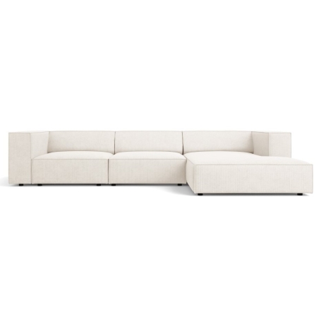 Arendal 4-seater corner sofa chenille with corduroy effect Cosmopolitan Design